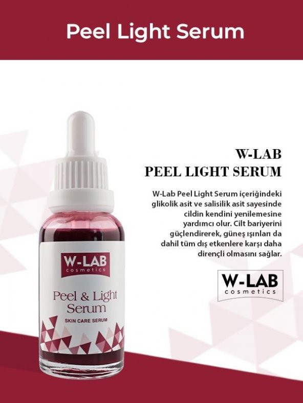 W-Lab Kozmetik Peel And Light Serum 30 ML - 2