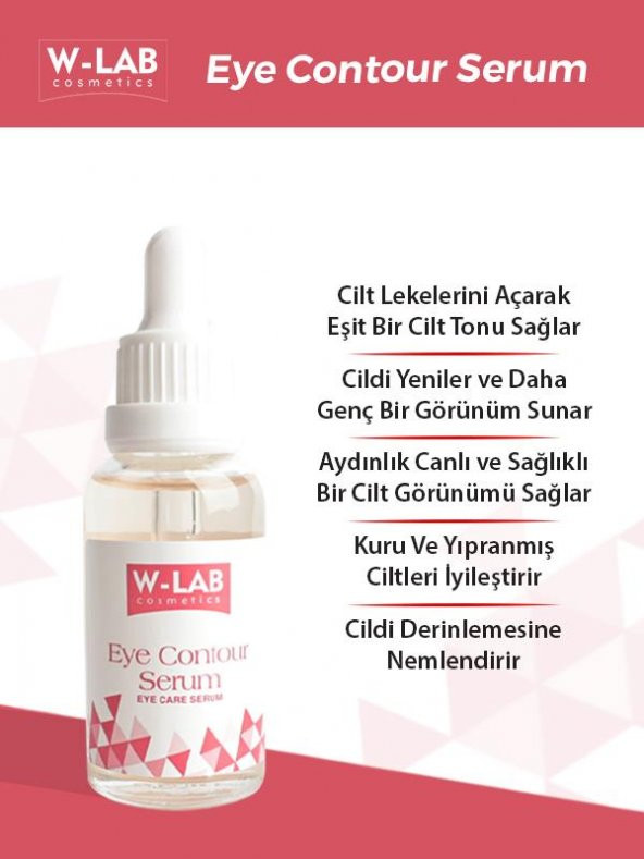 W-Lab Kozmetik Eye Contour Serum 30 ML