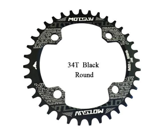 Motsuv Bisiklet Aynakol Tek Yaprak  8/9/10/11 Vites  34T SİYAH ürün görseli