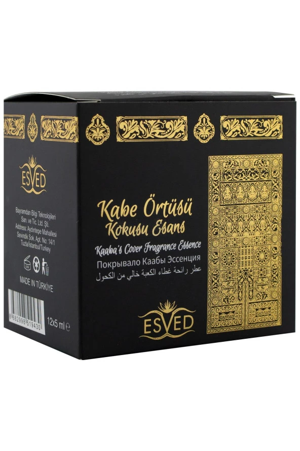 Kabe Örtüsü Kokusu Alkolsüz Esans 5Ml. 12'li Paket - Resim 3