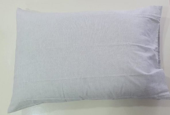 Taç Flaplı 2li Yastık Kılıfı Taş Doğal Pamuk 50x70 cm