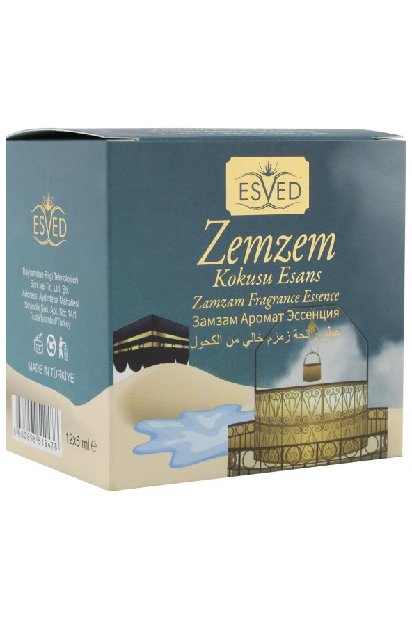 Zemzem Kokusu Alkolsüz Esans 5Ml. 12'li Paket - 3