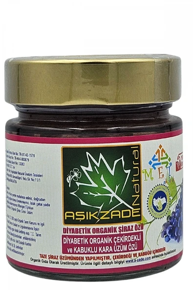 Aşıkzade Diyabetik Şiraz Özü 255ml 265g ürün görseli