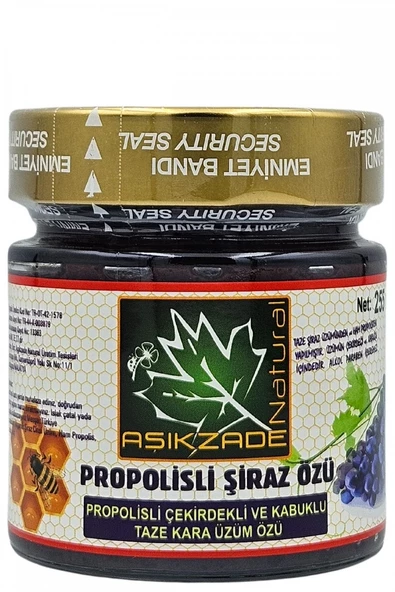 Aşıkzade Natural PROPOLİSLİ ŞİRAZ ÖZÜ 255ml 280g