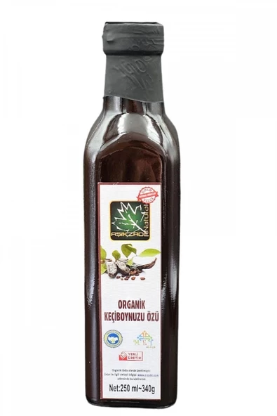 Aşıkzade Natural Organik Keçiboynuzu Özü 250ml 340g