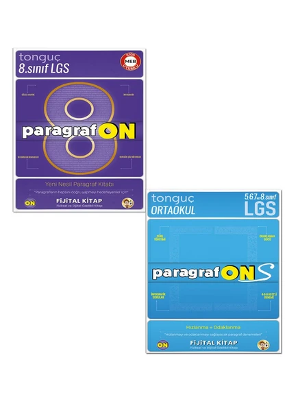 ParagrafON + ParagrafONS - 5,6,7. Sınıf ve LGS Paragraf Soru Bankası - Tonguç Akademi - 1