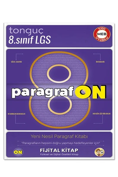 ParagrafON + ParagrafONS + Paragrafta Son Nokta - LGS Paragraf Soru Bankası Seti- Tonguç Akademi - 2