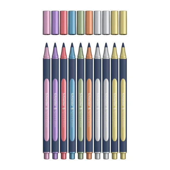 Schneider Paint-It 050 Metalik Tükenmez Kalem 0.4mm Metal Tüp 10 Lu - 3