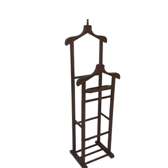 Dilsiz Uşak ST 17731 ÇİFT Tepe HAVLULUK MODEL Ceviz Askılık Kayın Torna El Yapım