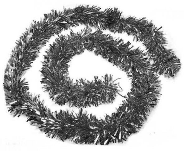 SÜS METALİZE SİM SİYAH 5 CM X1,8 MT 1 ADET - 3