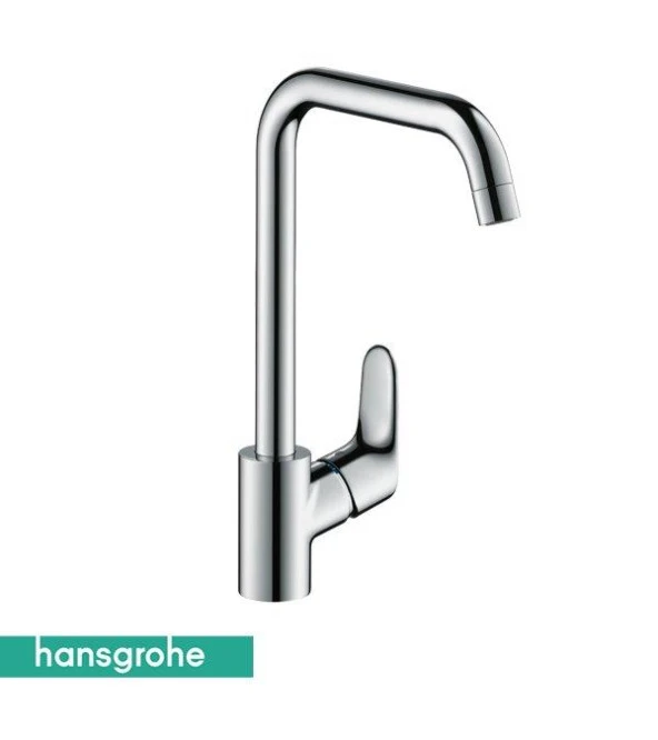 Hansgrohe Focus Tek Kollu Evye Bataryası Krom 31820000