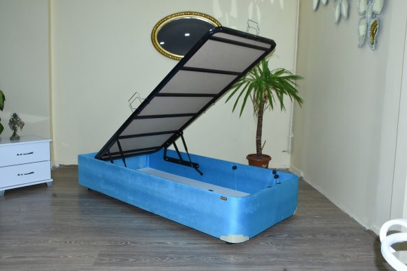 Baza 17501 Tay Tüy Turkuaz Silinir Kumaş Model Çelik Fırın Boya 90*190cm El Yapım