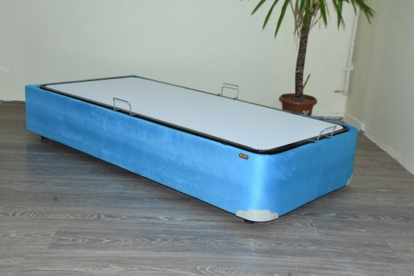 Baza 17501 Tay Tüy Turkuaz Silinir Kumaş Model Çelik Fırın Boya 90*190cm El Yapım - 2