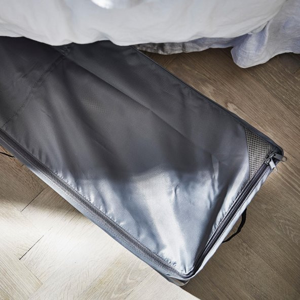 Bölmeli Saklama Kutusu Hurç Ölçü 90x30x15 Cm MeridyenDukkan Gri-Düzenleme Kutusu - Resim 7