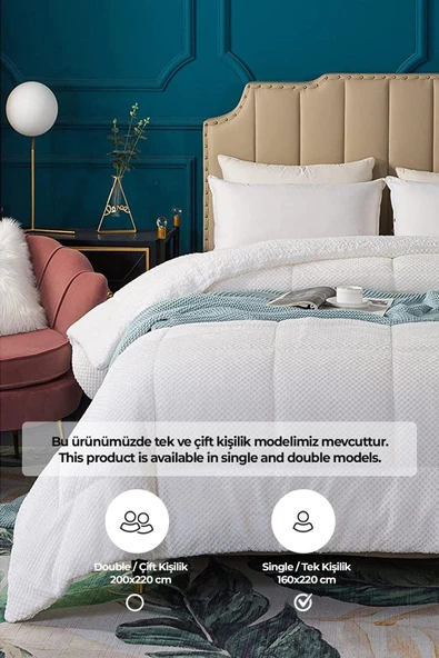 Ultra Yumuşak Tek Kişilik Çift Taraflı Wellsoft Peluş Yorgan Yıkanabilir (Battaniye / Nevresim) 160x220 cm - 6