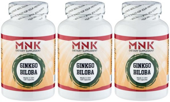 Mnk Ginkgo Yaprağı 3x120 Kapsül Ginkgo Biloba Extract