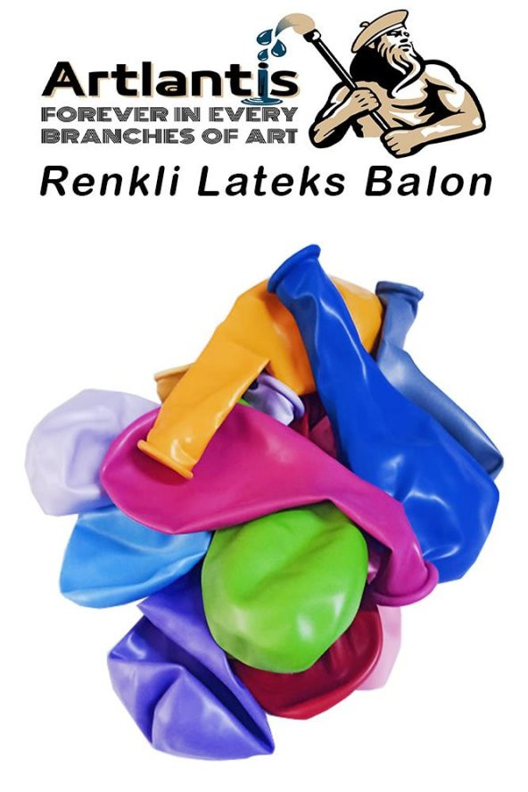 Balon Renkli Lateks 10 Adet Renkli Balon 10 Canlı Renkler Parti Doğum Günü Süsleme Malzemeleri Balon 26 cm - 4