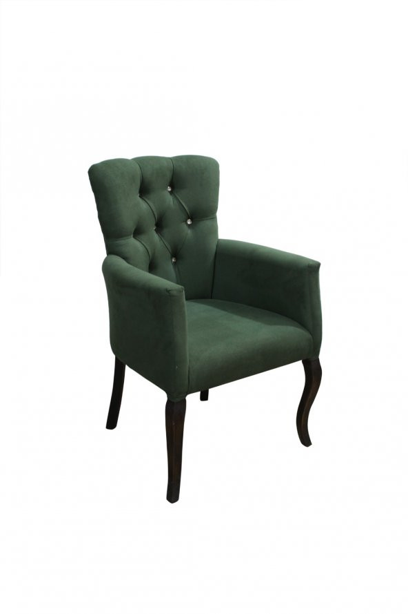 Berjer LÜKENS 14592 ASLAN Ayak Model Parlak YEŞİL Baby Face Kumaş Kapiton Ort Otr - 4