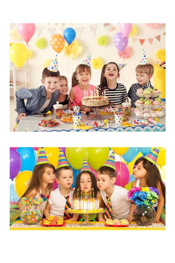 Balon Renkli Lateks 100 Adet Renkli Balon 10 Canlı Renkler Parti Doğum Günü Süsleme Malzemeleri Balon 26 cm - 6