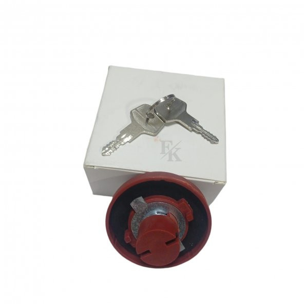 Transit T-12 T-15 Yakıt Depo Kapağı Kırmızı Yedek Anahtarlı 1993-1997 - 2