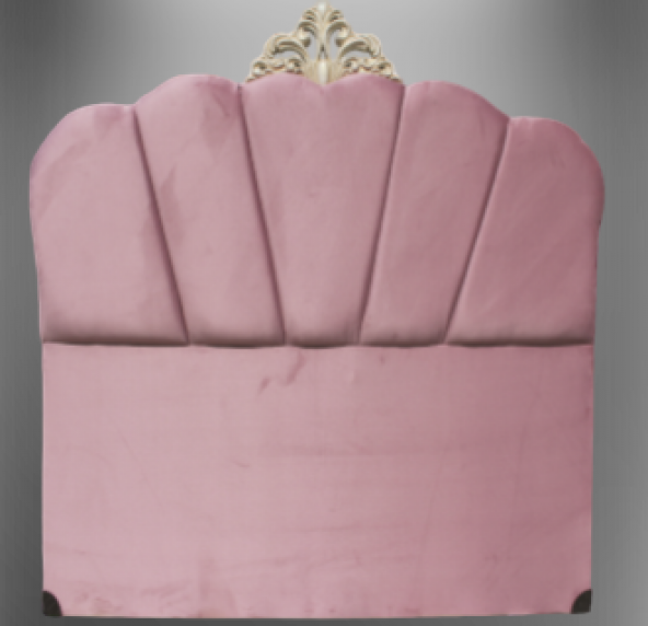 Başlık ALC AVANGART Model 90 Cm Dolgun Kapitone PEMBE RENK Kumaş Döşeme El Yapım - 3