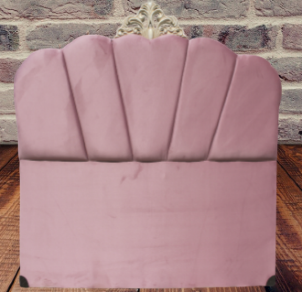 Başlık ALC AVANGART Model 90 Cm Dolgun Kapitone PEMBE RENK Kumaş Döşeme El Yapım - 5