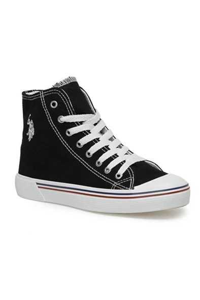 U.S Polo Assn. PENELOPE HIGH 3FX Unisex Sneaker Ayakkabı Sİyah 36-40