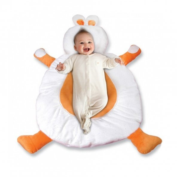 Sema Bebe Sema Baby Sevi Sevimli Alt Açma Minderi - Turuncu