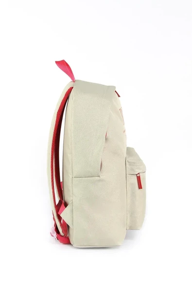United Colors of Benetton "Red" Okul Sırt Çantası Bej / 03821 - Resim 3