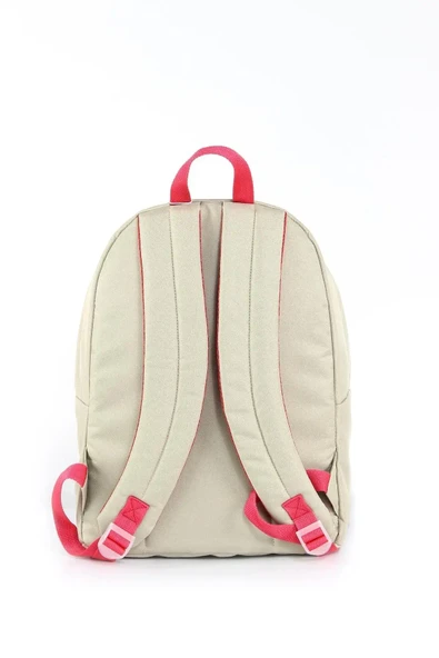 United Colors of Benetton "Red" Okul Sırt Çantası Bej / 03821 - Resim 5