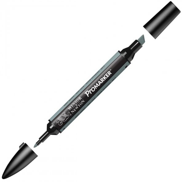 Winsor Newton Letraset Promarker Kalem G917 Grey Green - 5
