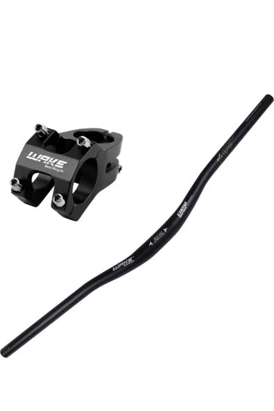 Wake 78cm Gidon+gidon Boğazı Takım (siyah) Waketakım renkli gidon ürün görseli