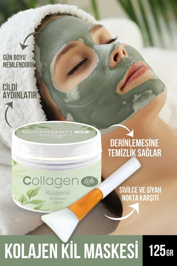 Collagen Lıfe Kolajen Kil Maskesi