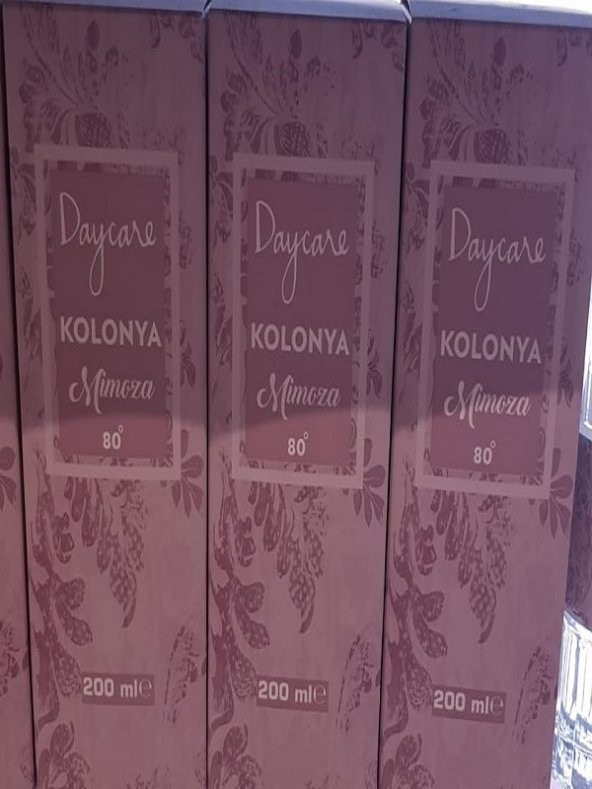 DAYCARE CAM ŞİŞE MİMOZA KOLONYA 200 ML 3 LÜ