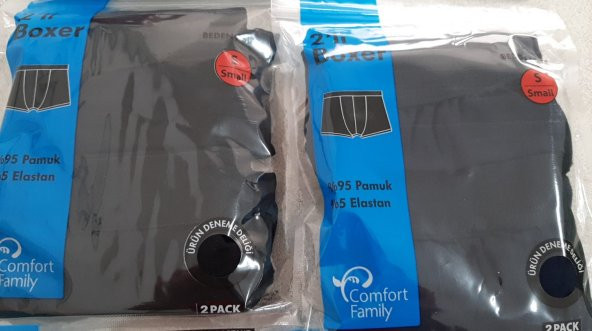 ERKEK BOXER COMFORT FAMİLY 2 Lİ PAKET 2 ADET (4 ADET)