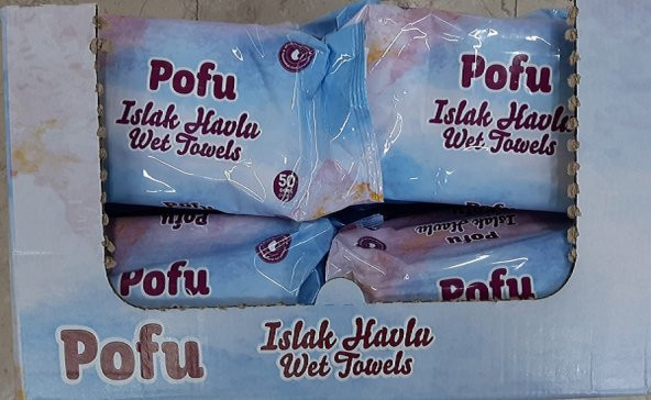 ISLAK HAVLU 50 Lİ PAKET 24 LÜ KOLİ POFU - 2