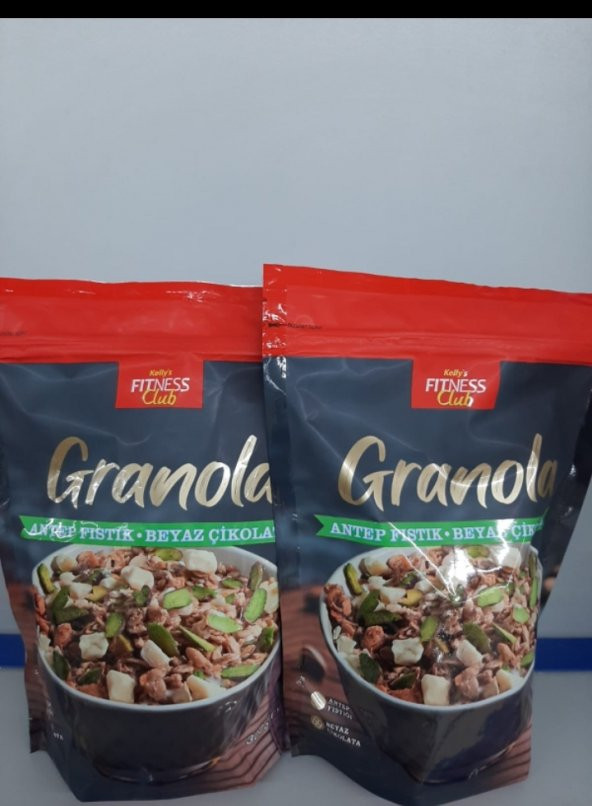 GRANOLA ANTEP FISTIK- BEYAZ ÇİKOLATA KELLYS FITNES CLUP