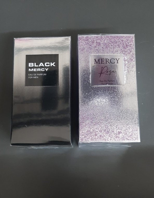 PARFÜM MERCY BAY BLACK 50 ML & BAYAN ROSE 50 ML 2 Lİ SET