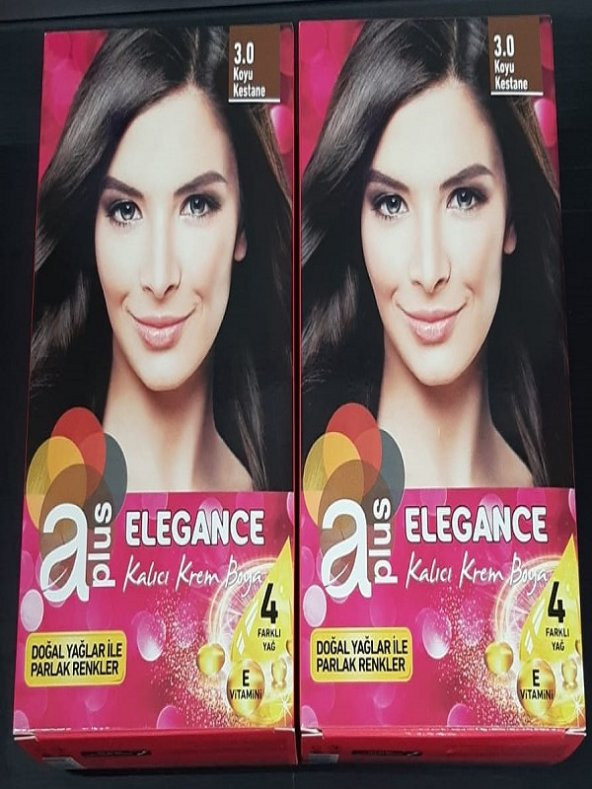 SAÇ BOYASI APLUS ELEGANCE 2 Lİ PAKET