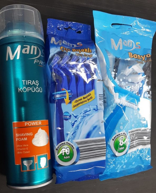 MANS TIRAŞ BIÇAĞI MATRİX3 3  BIÇAKLI 4 LÜ & 6 LI MANS BANYO BIÇAĞI & MANS TRAŞ KÖPÜĞÜ