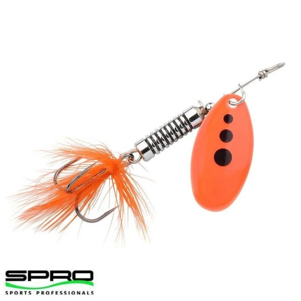 Spro Power Catcher No:1 2.5g Turna Alabalık Kaşığı UV Turuncu