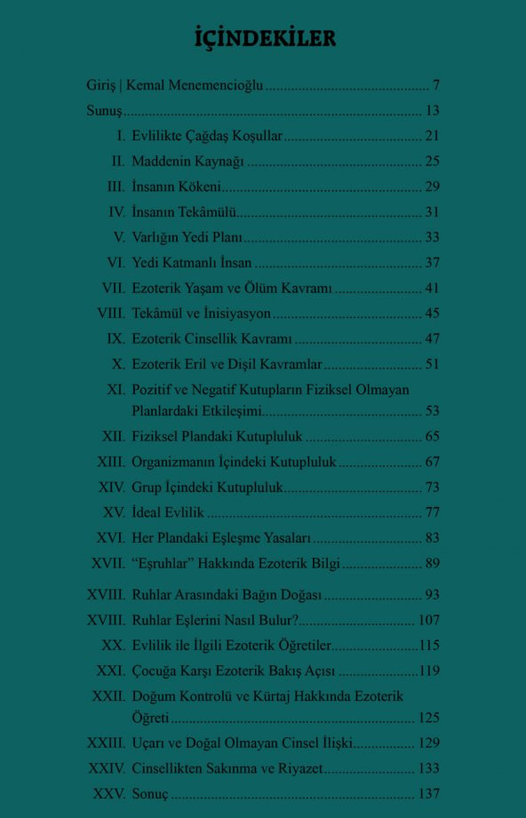 Aşk ve Evliliğin Ezoterik Felsefesi - 3