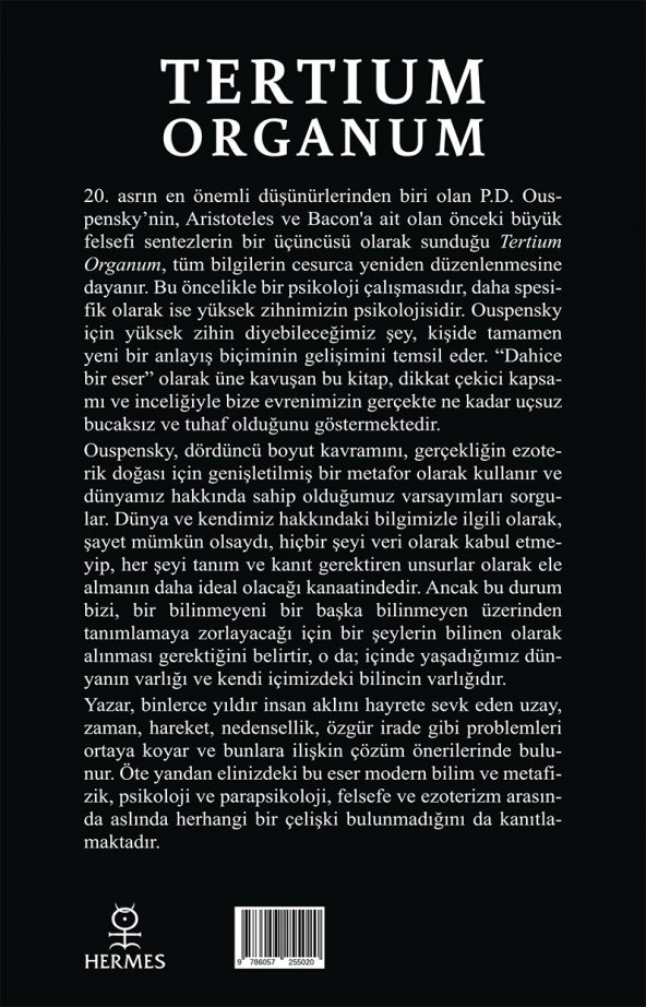 Tertium Organum - Düşüncenin Üçüncü Kanunu - Dünyanın Gizemlerine Bir Anahtar - 2