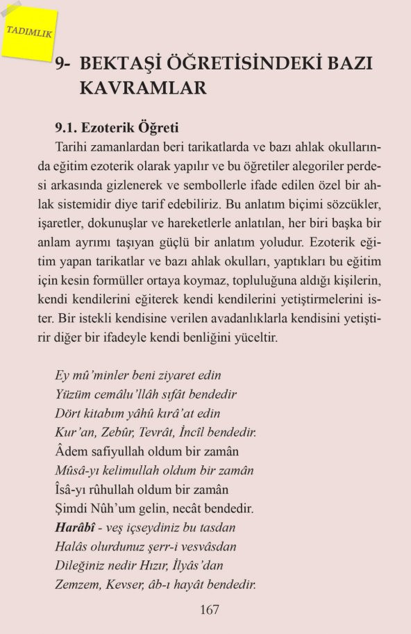 Bilinmeyen Yönleriyle Bektaşilik - 3