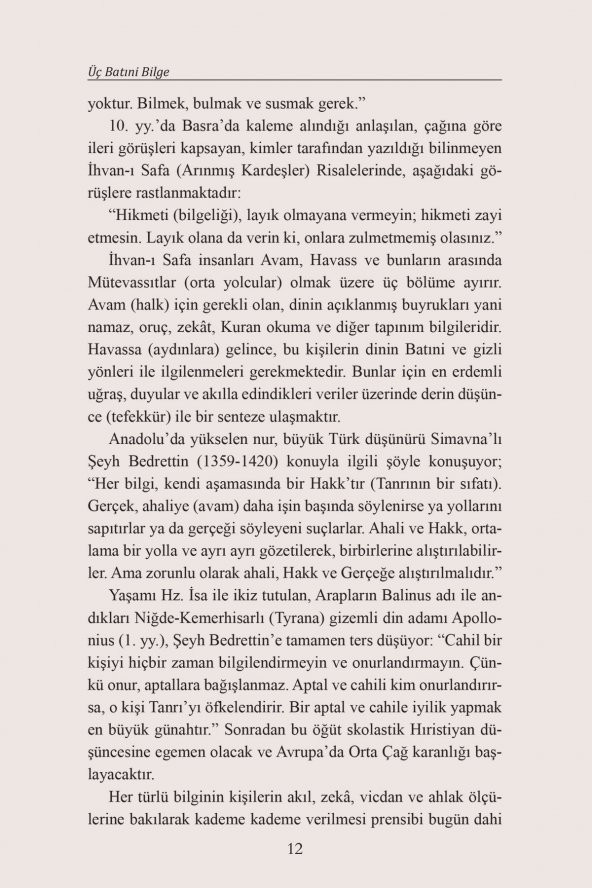 Üç Batıni Bilge - 5