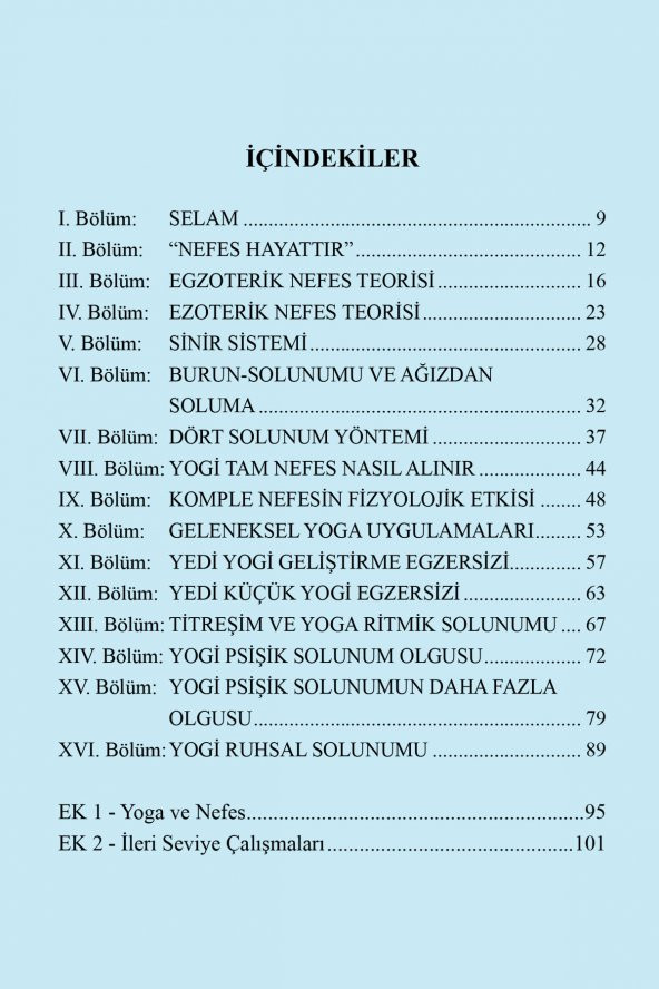 Yoga Nefes Bilimi & Sağlığın Ve Ruhsal Gelişimin Anahtarı - 3