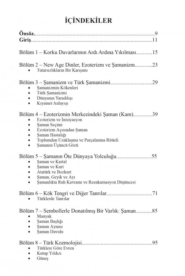 Ezoterik Açıdan Türk Şamanizmi - 3