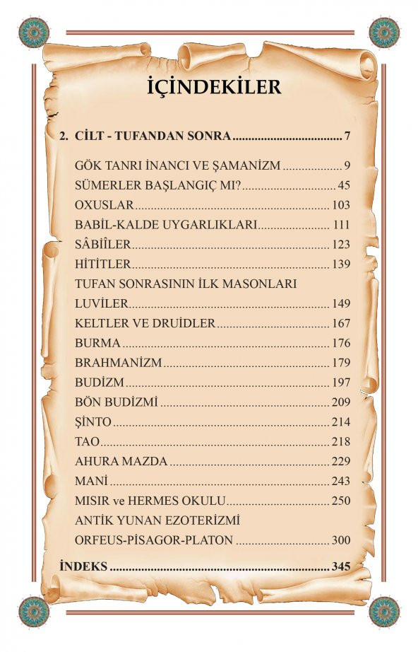Ezoterik Öğretiler Ansiklopedisi Cilt 2 & Tufandan Sonra - 3