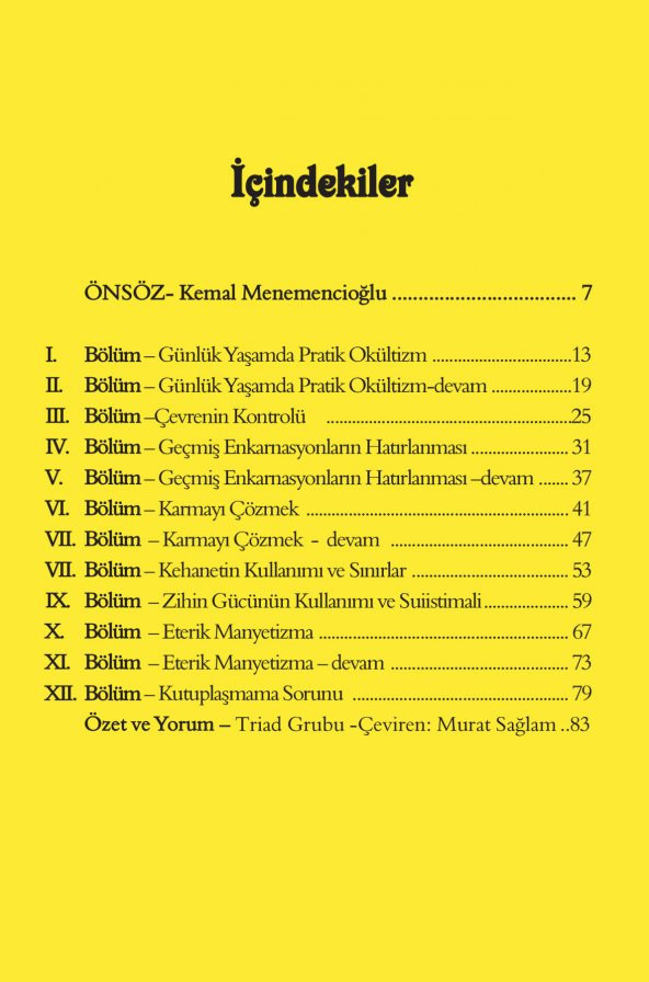 Günlük Yaşamda Pratik Okültizm - 3