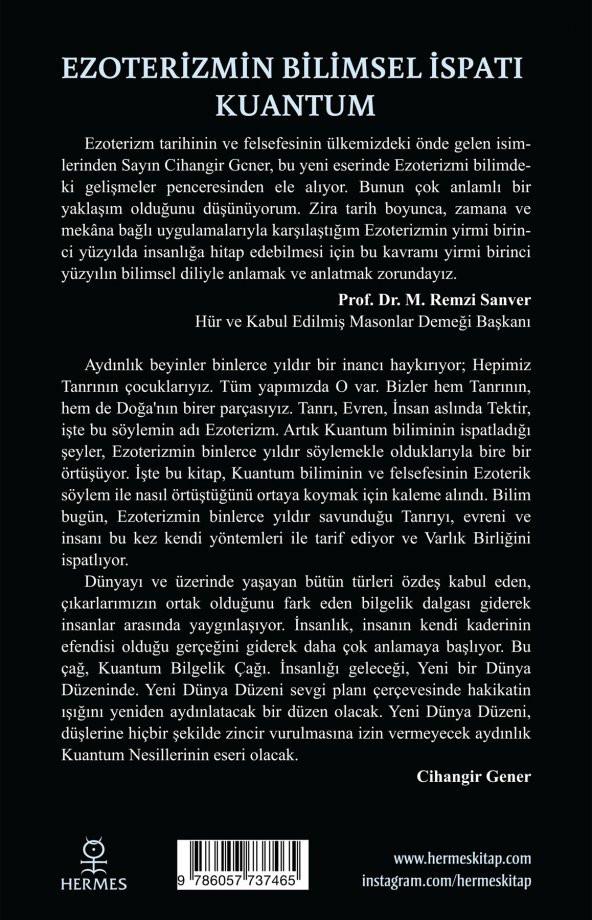 Ezoterizmin Bilimsel Ispatı Kuantum - Cihangir Gener - 2